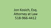 Jon Kosich, Esq., Attorney at Law